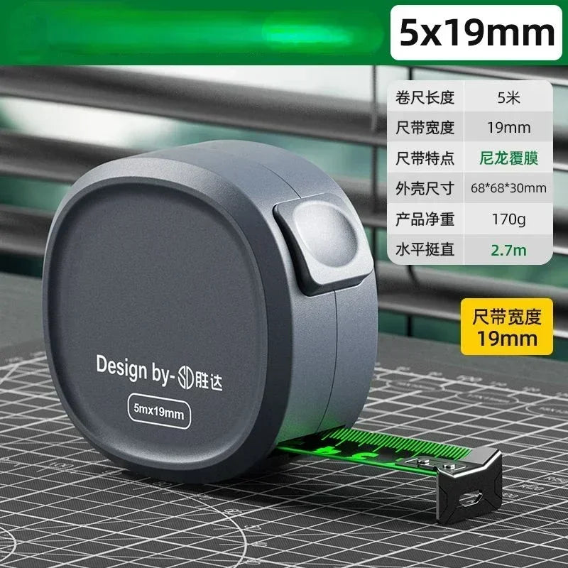 New Tape Measure Drop Resistant Wear Resistant Thickened Mini Tape Measure 10M Steel Tape Measure High Precision Ranging Tool