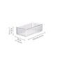 Clear Plastic Drawer Organizers Set Versatile Bathroom Vanity Drawer Organizer Trays Transparent Storage Box Bins Kitchen Gadget