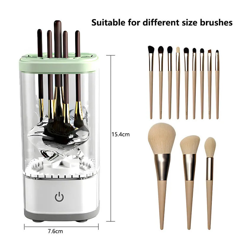 Electric Makeup Brush Cleaner Machine for Cleaner Makeup Brush Plug and Play Electric Quick Cleaner Cleaning Brush Portable