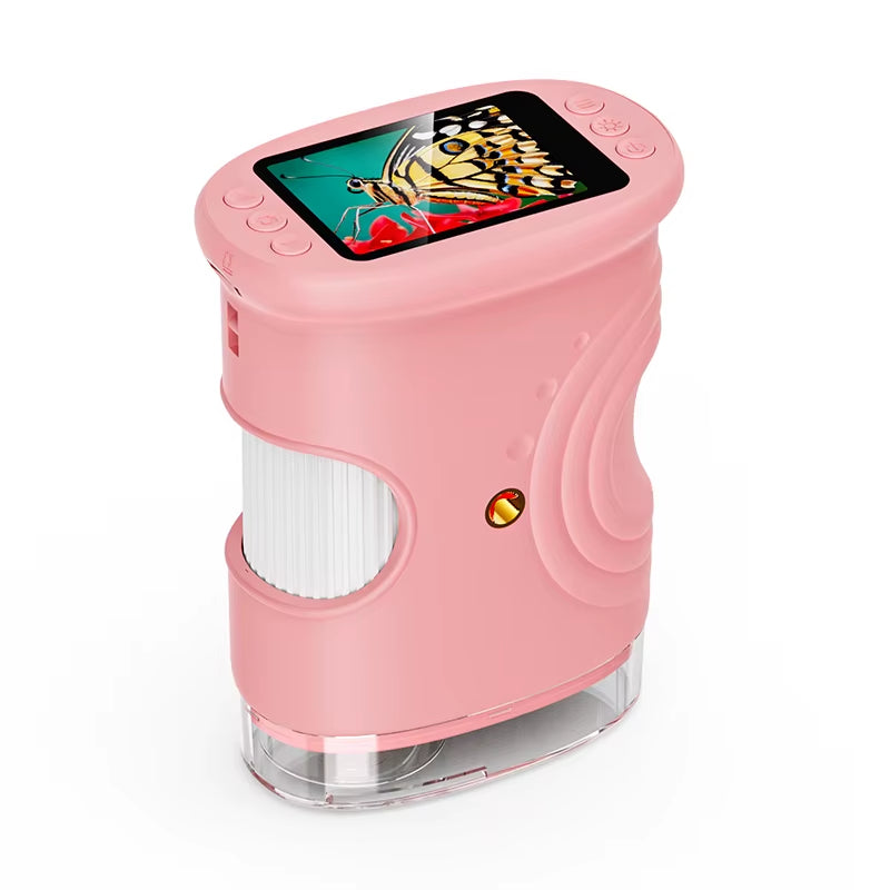 Handheld digital microscope for kids