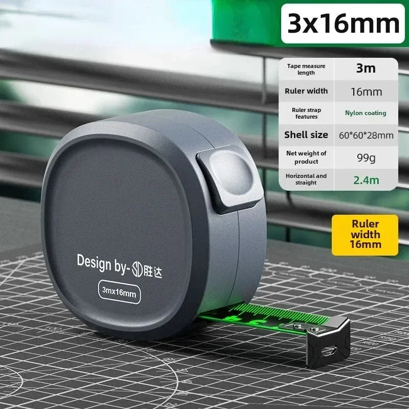 New Tape Measure Drop Resistant Wear Resistant Thickened Mini Tape Measure 10M Steel Tape Measure High Precision Ranging Tool