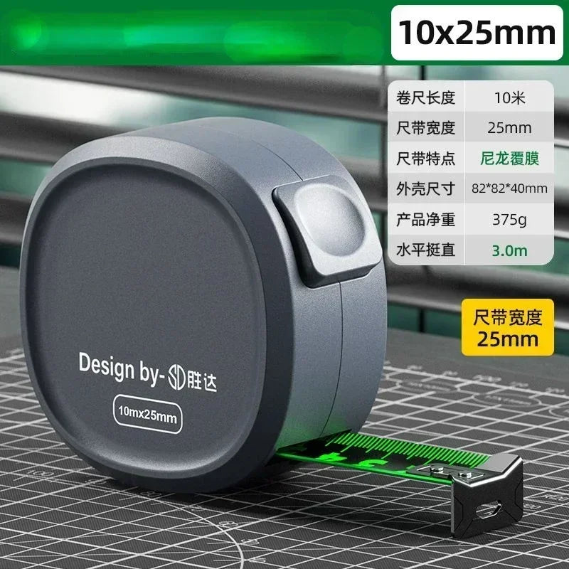 New Tape Measure Drop Resistant Wear Resistant Thickened Mini Tape Measure 10M Steel Tape Measure High Precision Ranging Tool
