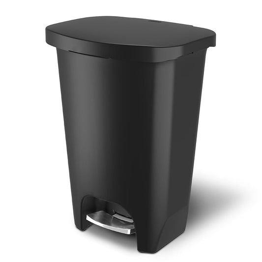 Premium Trash Can with Clorox Odor Protection, 13 Gallon, Black