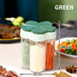 5 in 1 Seasoning Jar Plastic Container Seasoning Bottle Spice Organizer Outdoor Camping Seasoning Container Kitchen Gadget Sets