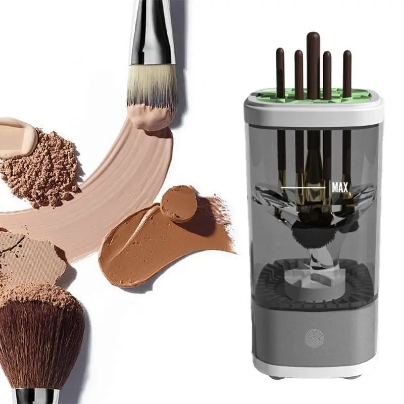 Electric Makeup Brush Cleaner Machine for Cleaner Makeup Brush Plug and Play Electric Quick Cleaner Cleaning Brush Portable