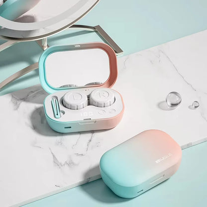 Ultrasonic Cleaner Intelligent Contact Lens Cleaning Machine Cleaning Case Colored Contact Lenses Sonic Washing Case 48000Hz