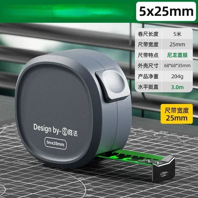 New Tape Measure Drop Resistant Wear Resistant Thickened Mini Tape Measure 10M Steel Tape Measure High Precision Ranging Tool
