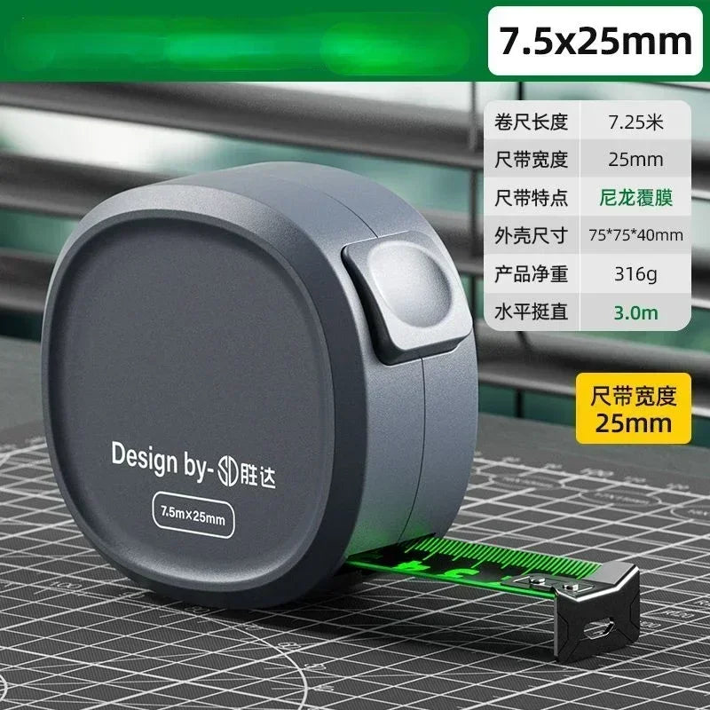 New Tape Measure Drop Resistant Wear Resistant Thickened Mini Tape Measure 10M Steel Tape Measure High Precision Ranging Tool