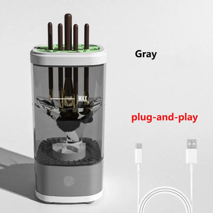 Electric Makeup Brush Cleaner Machine for Cleaner Makeup Brush Plug and Play Electric Quick Cleaner Cleaning Brush Portable
